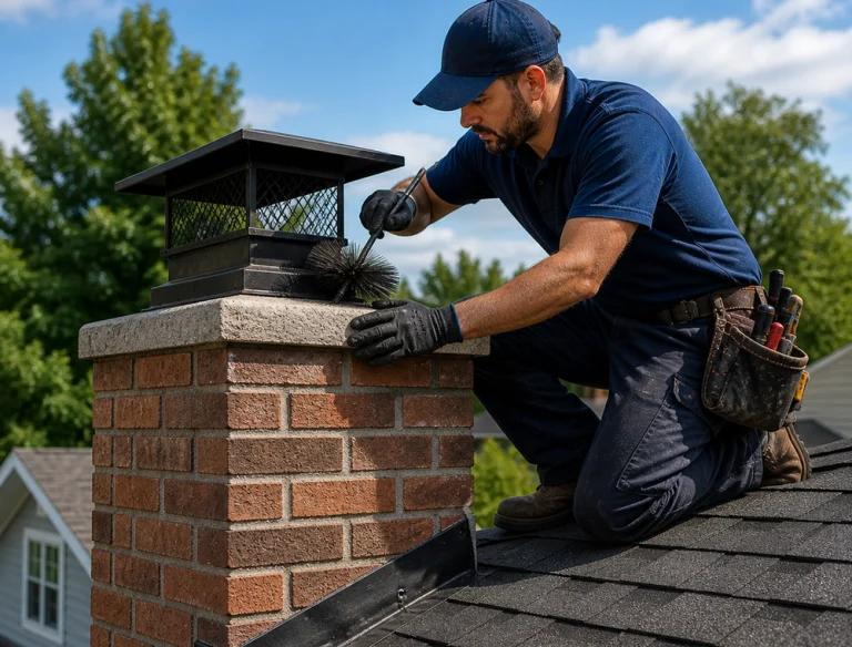 Chimney Repointing — Chimney · Totowa by NJ Gold Star Construction